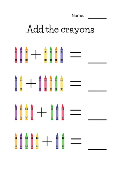 Add the Crayons