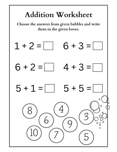 Addition Worksheet