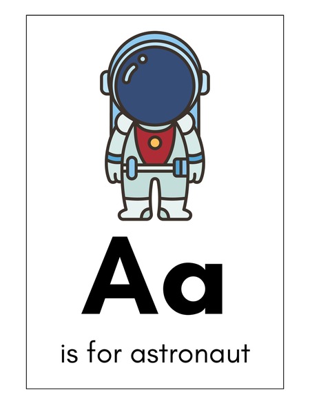 Alphabet Flashcards - Letter A v.2