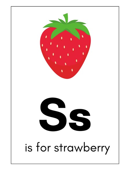 Alphabet Flashcards - Letter S v.2