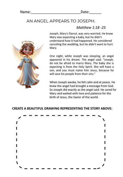 An Angel Appears to Joseph