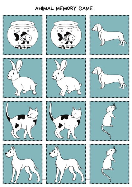Animal Memory Game