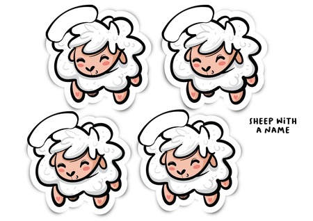 Banner - He Lives - Sheep