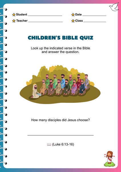 Bible Quiz - Jesus' Disciples