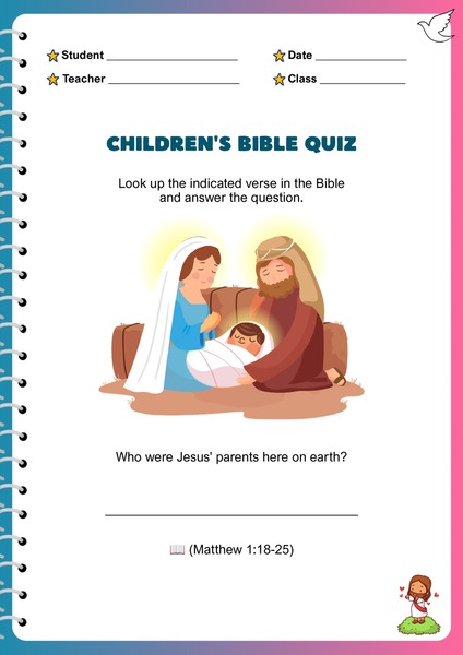 Bible Quiz - Jesus' Parents