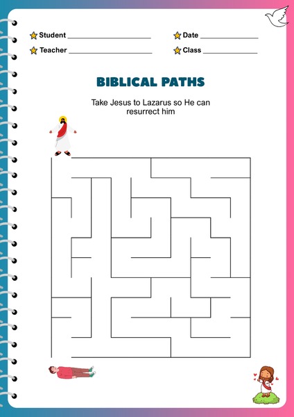Biblical Mazes - Lazarus