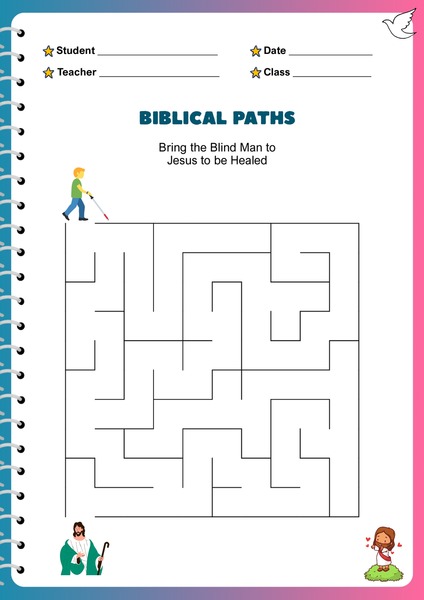 Biblical Mazes - The Blind Man