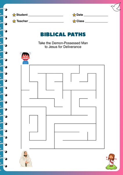 Biblical Mazes - The Demon-Possessed Man