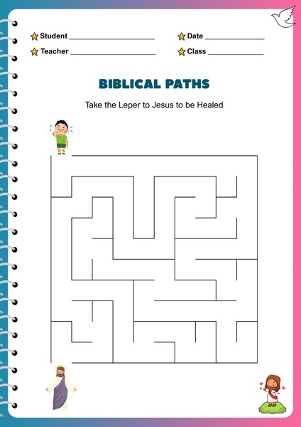 Biblical Mazes - The Leper