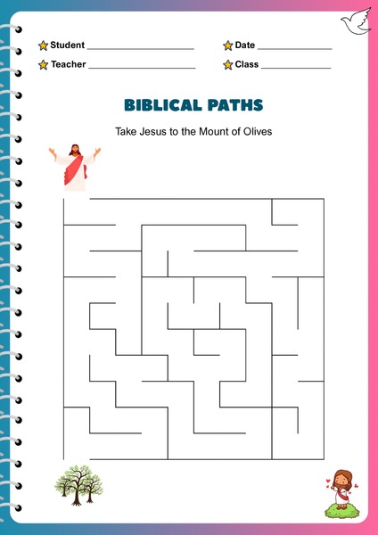 Biblical Mazes - The Mount of Olives