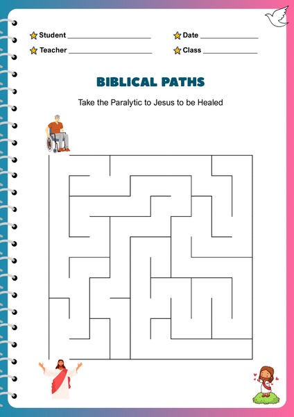 Biblical Mazes - The Paralyzed Man