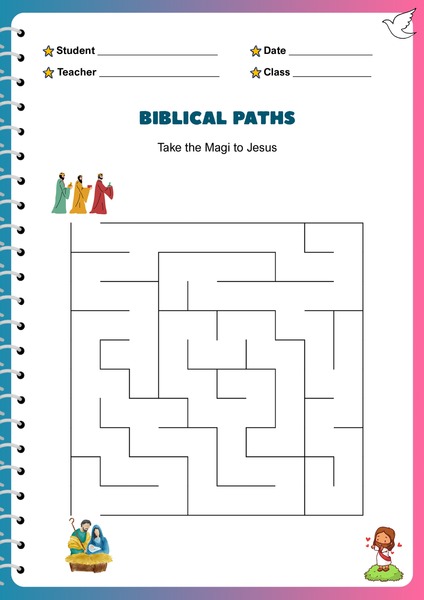 Biblical Mazes - The Three Wise Men