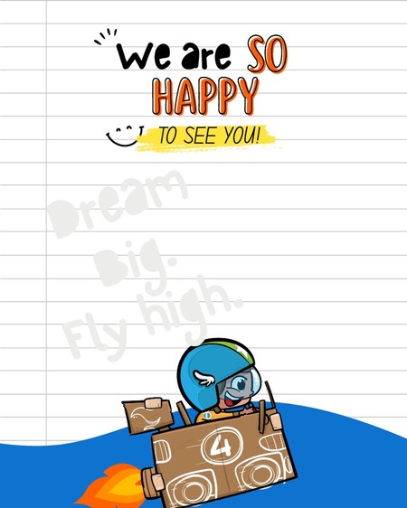 Card - We Are so Happy to See You v.4