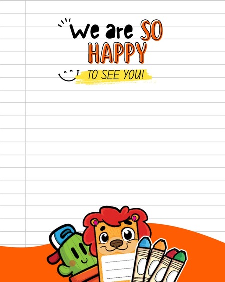 Card - We Are so Happy to See You v.6