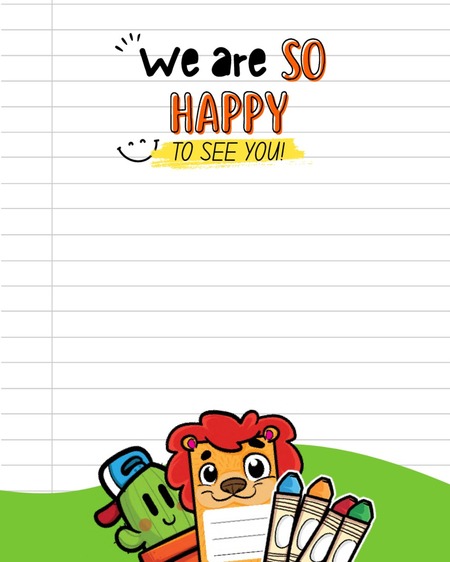 Card - We Are so Happy to See You v.8