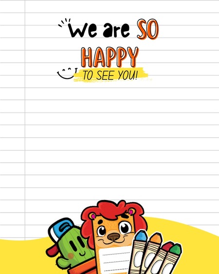 Card - We Are so Happy to See You v.9