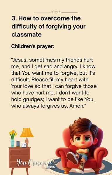 Challenge 3 - Overcoming the Difficulty of Forgiving a Friend