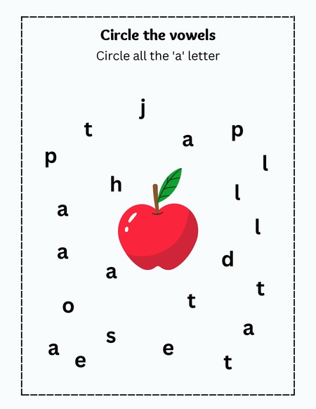 Circle the Vowels