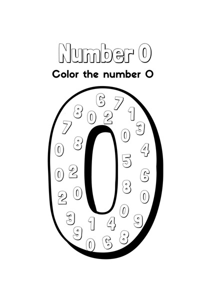 Color the Number Zero
