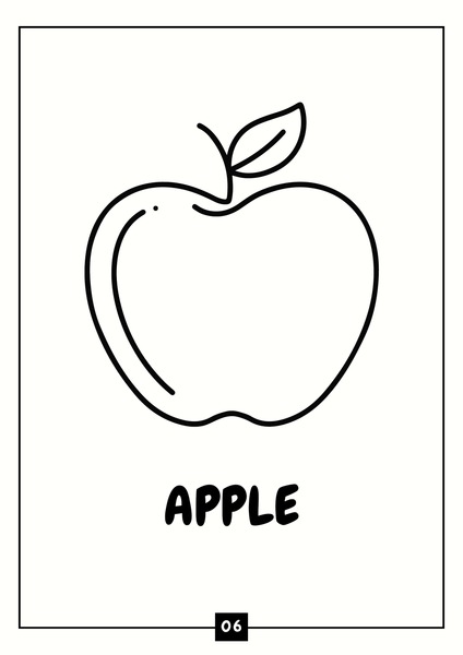 Coloring - Apple