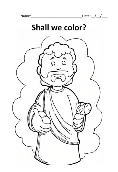 Coloring - Bread and Fish