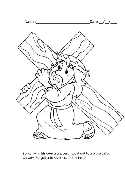 Coloring - Calvary