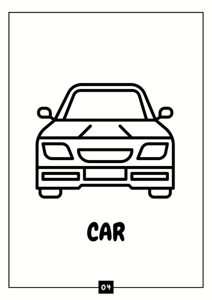 Coloring - Car
