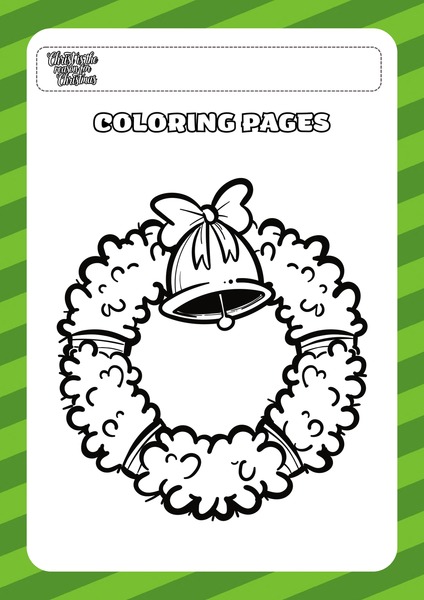 Coloring - Christmas Bell v.2