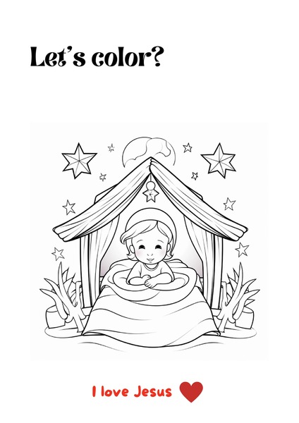 Coloring - I Love Jesus