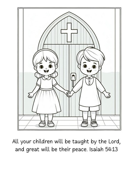 Coloring - Isaiah 54:13