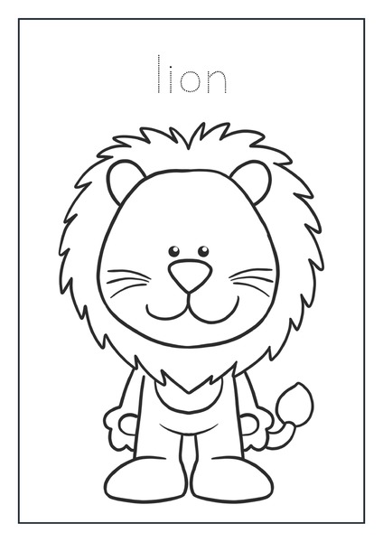 Coloring - Lion