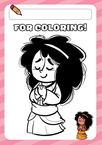 Coloring - Mary Magdalene