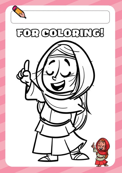 Coloring - Mary of Bethany