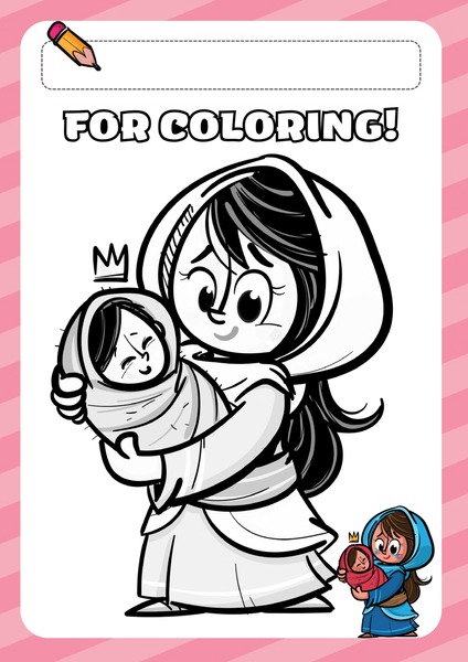 Coloring - Mary