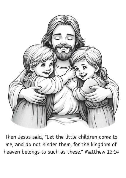 Coloring - Matthew 19:14
