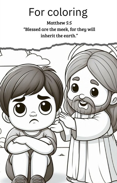 Coloring - Matthew 5:5