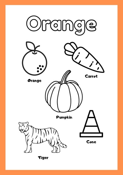 Coloring - Orange