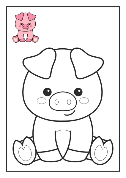 Coloring - Pig
