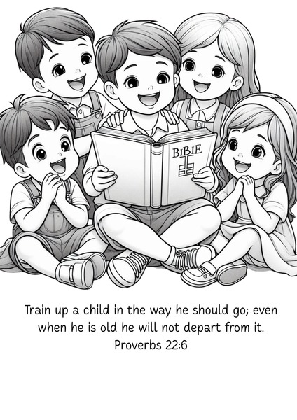 Coloring - Proverbs 22:6