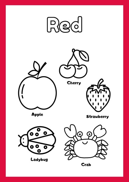 Coloring - Red