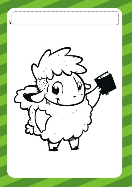 Coloring - Sheep