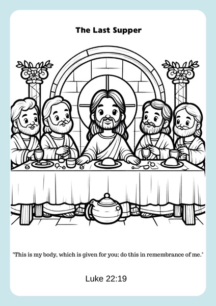 Coloring - The Last Supper