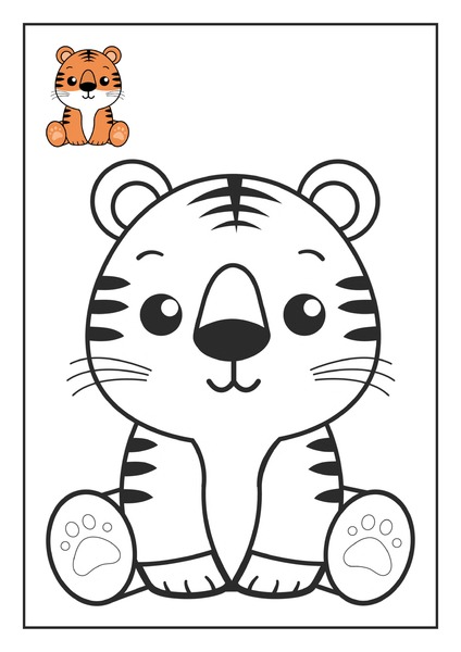 Coloring - Tiger v.2