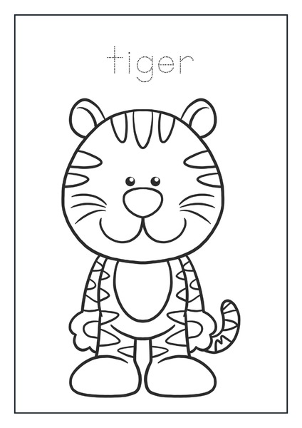 Coloring - Tiger