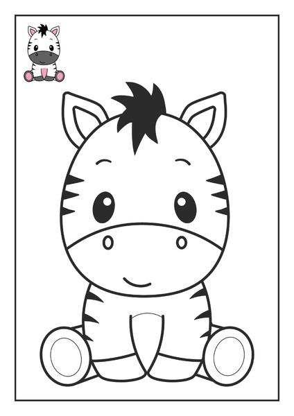 Coloring - Zebra