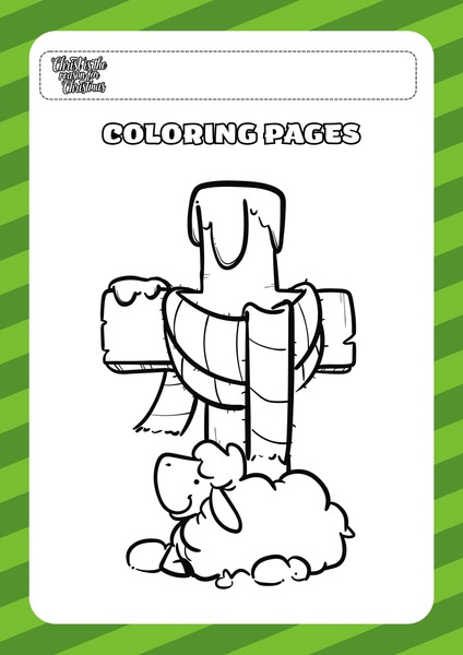 Coloring Page - Cross