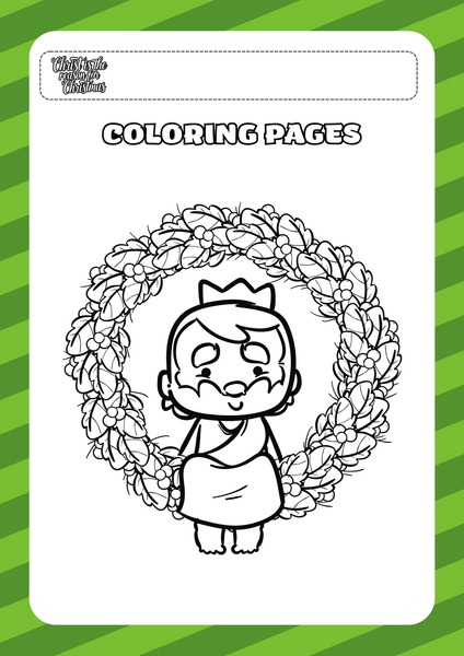 Coloring Page - Jesus v.2