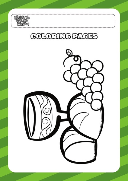 Coloring Page - The Lord's Supper