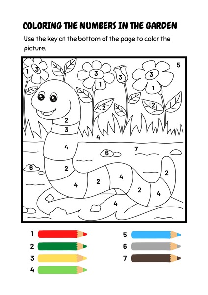 Coloring the Numbers in the Garden