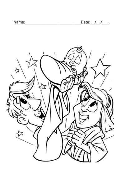 Coloring with Purpose - Baby Jesus v.2